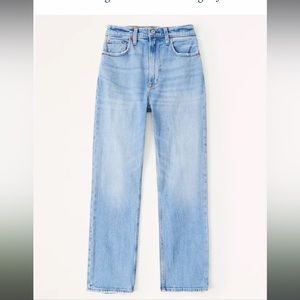 Abercrombie Ultra High Rise Ankle Straight Jean size 27(4)